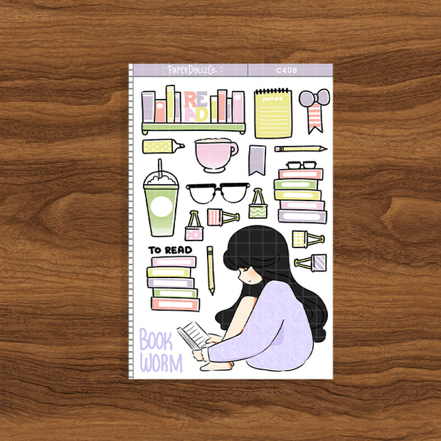 Bookworm Planner | Collection Stickers | C408