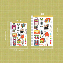 Summer Travel Planner | Collection Stickers | C409