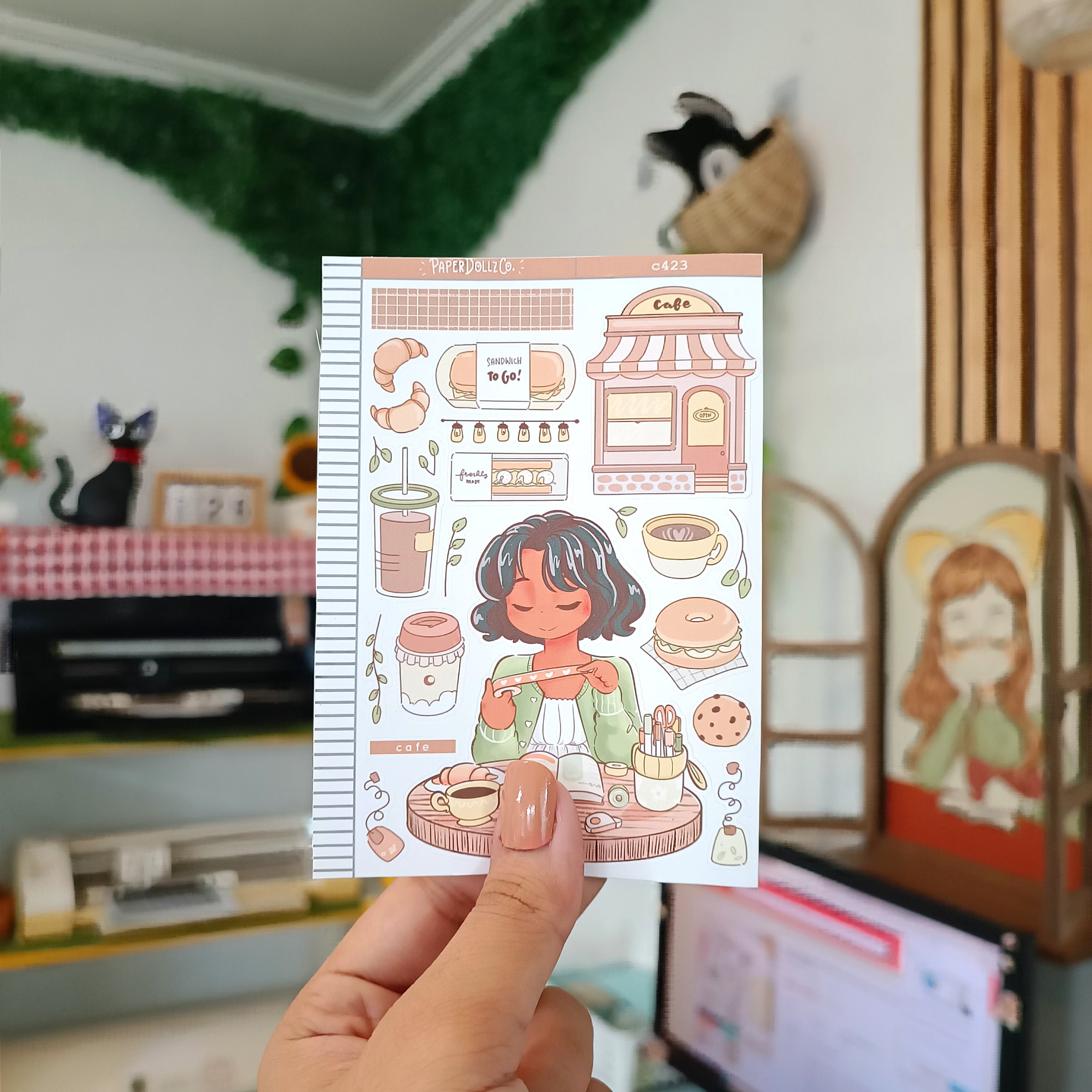 Cafe | Planner Girl | Collection Stickers | C423