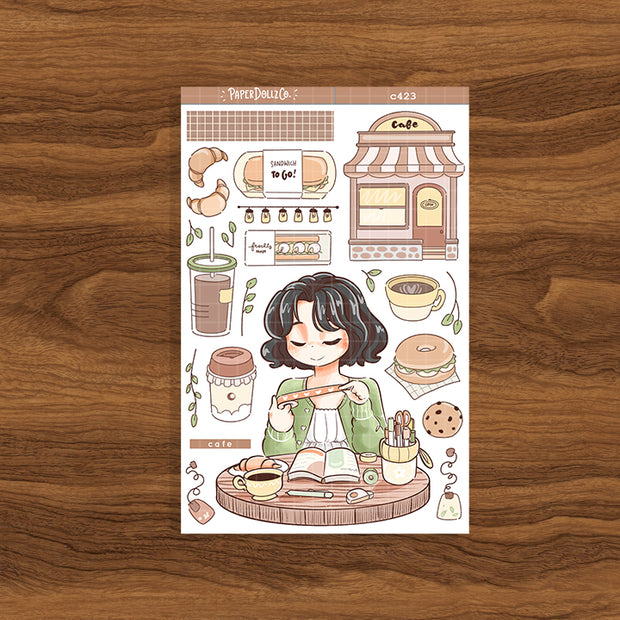 Cafe | Planner Girl | Collection Stickers | C423