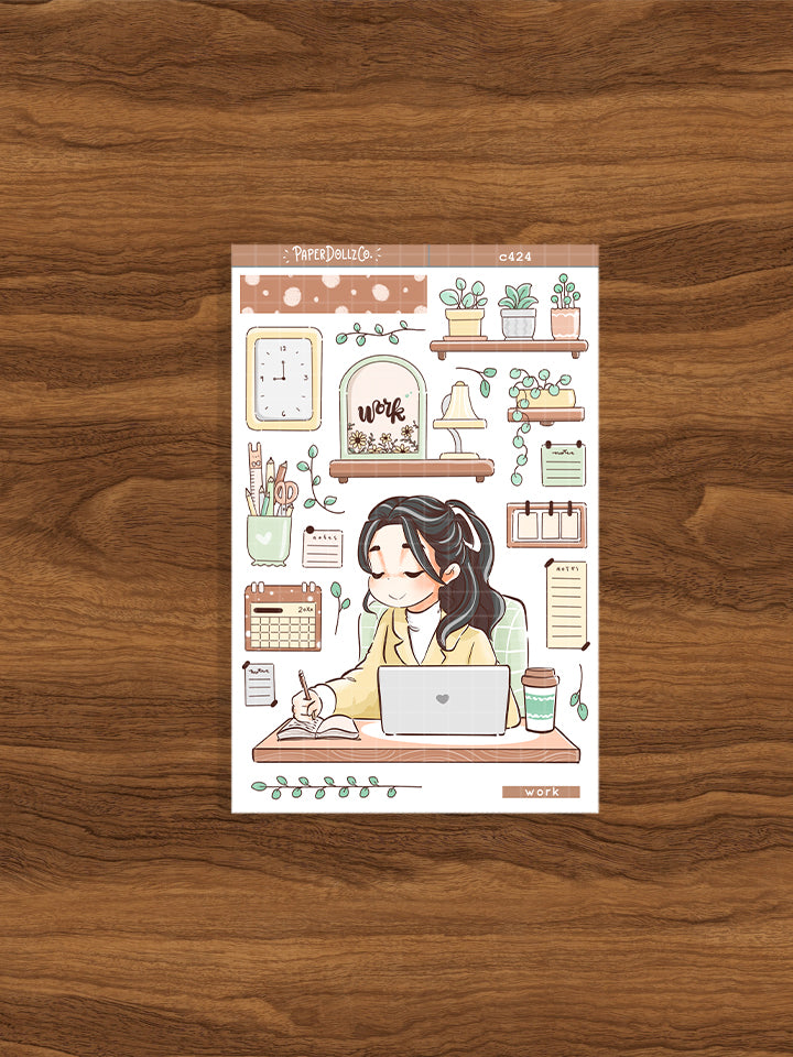 Work | Planner Girl | Collection Stickers | C424