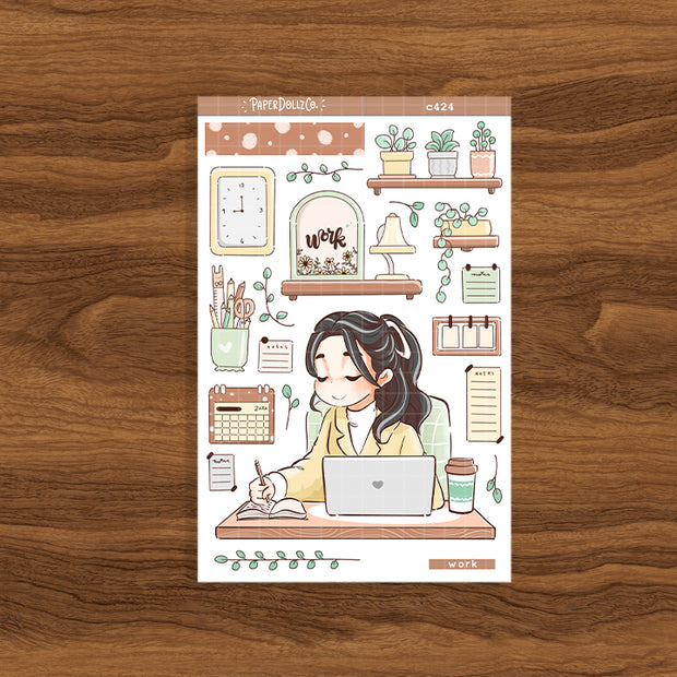Work | Planner Girl | Collection Stickers | C424