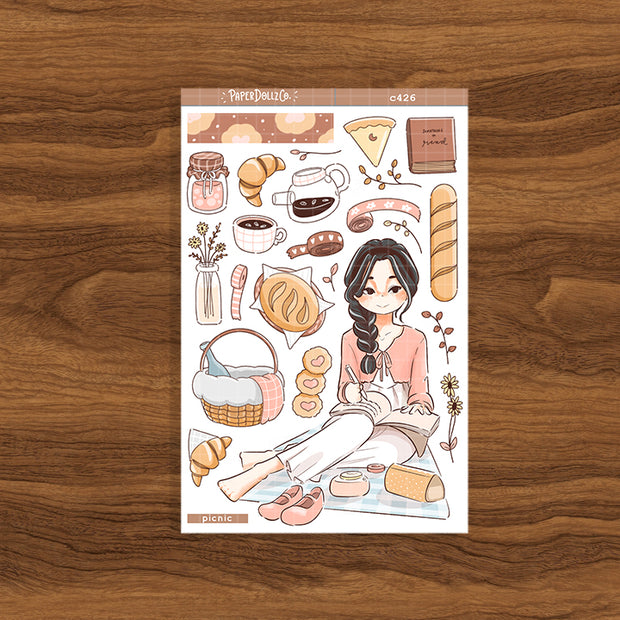 Picnic | Planner Girl | Collection Stickers | C426