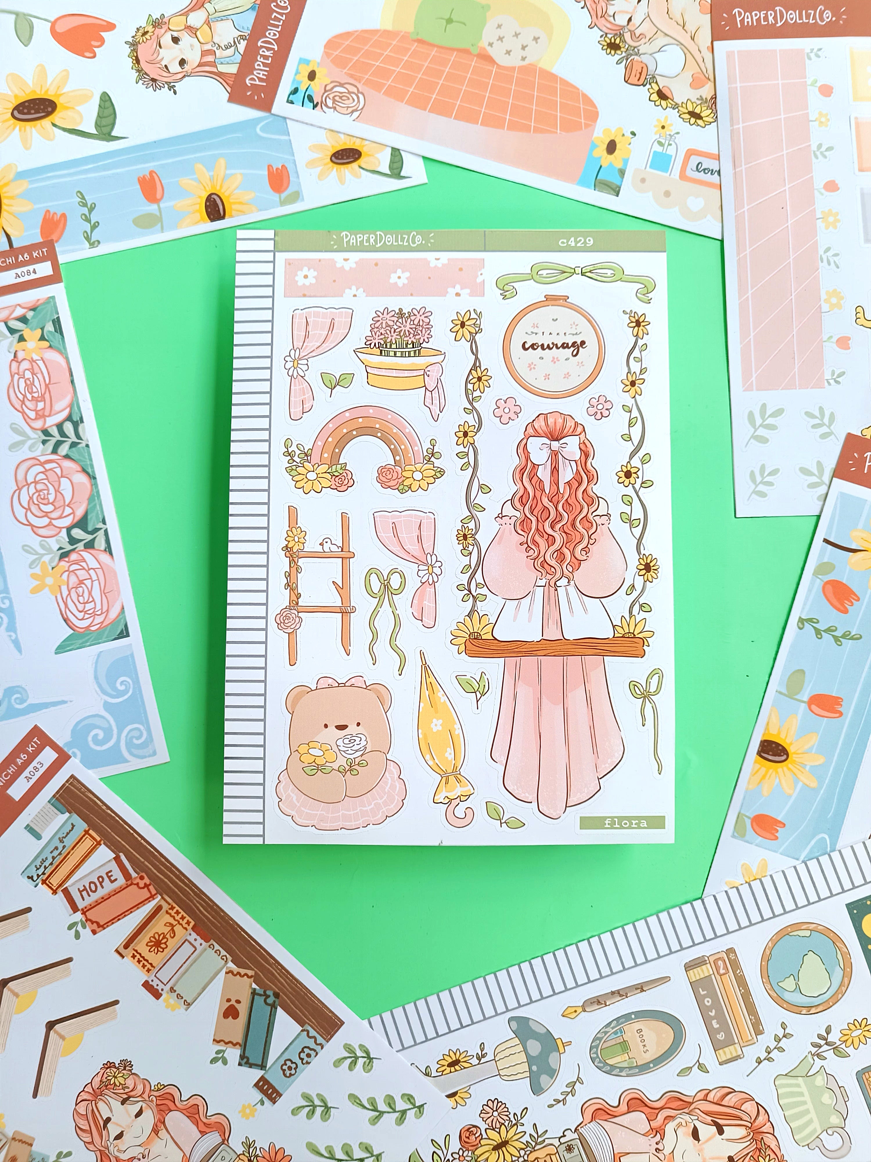 Flora | Reclaiming My Radiance | Collection Stickers | C429