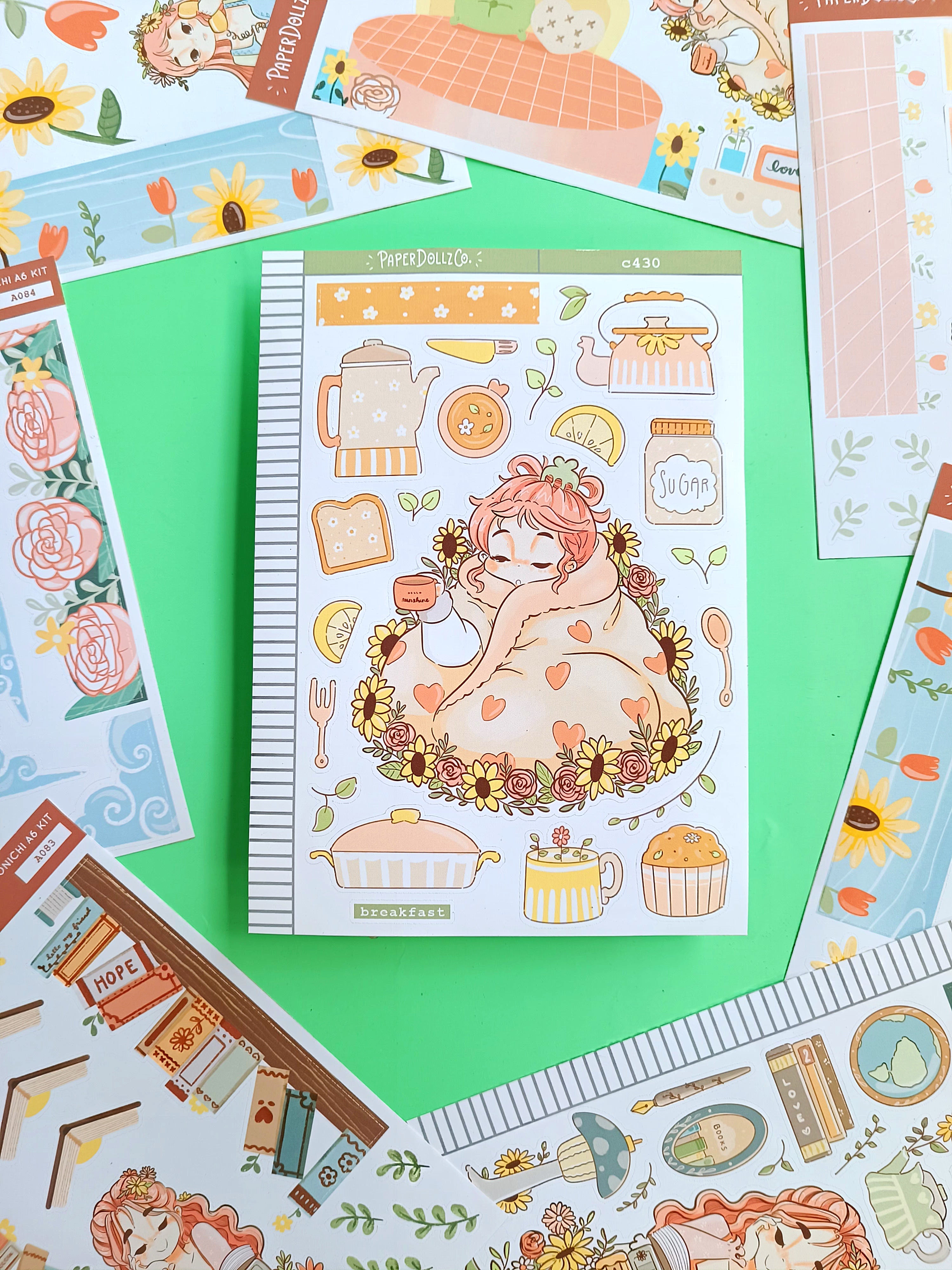 Breakfast | Reclaiming My Radiance | Collection Stickers | C430