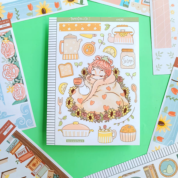 Breakfast | Reclaiming My Radiance | Collection Stickers | C430
