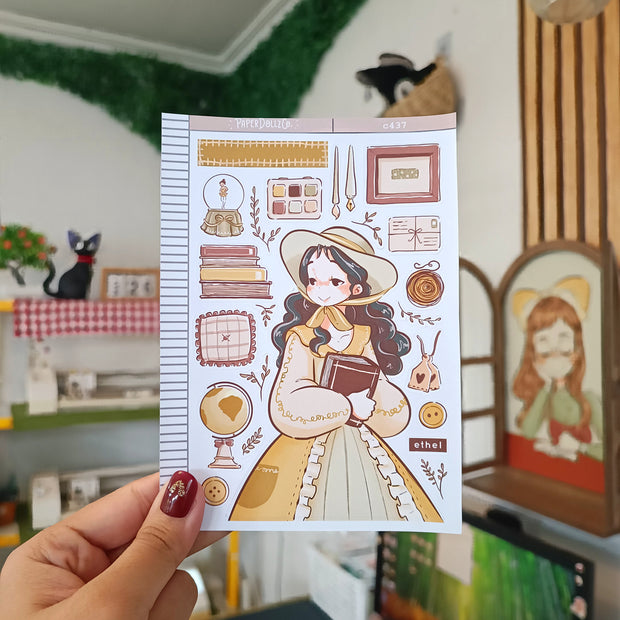Ethel | Victorian Muses | Collection Stickers | C437