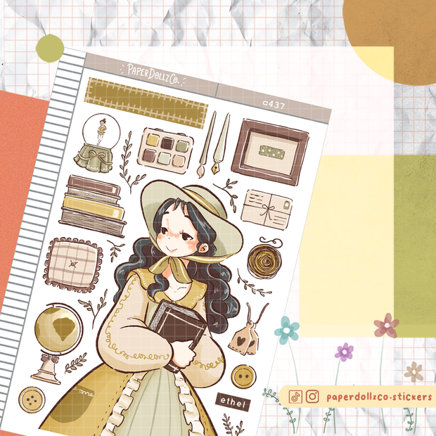 Ethel | Victorian Muses | Collection Stickers | C437