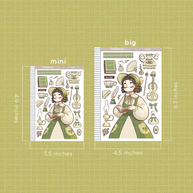 Beryl | Victorian Muses | Collection Stickers | C438