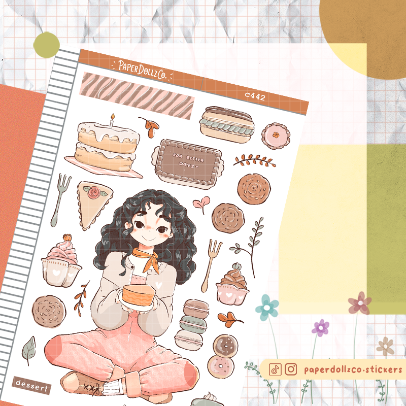 Dessert | Cozy Harvest | Collection Stickers | C442