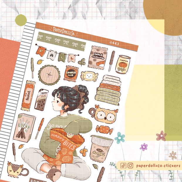 Snack | Cozy Harvest | Collection Stickers | C443