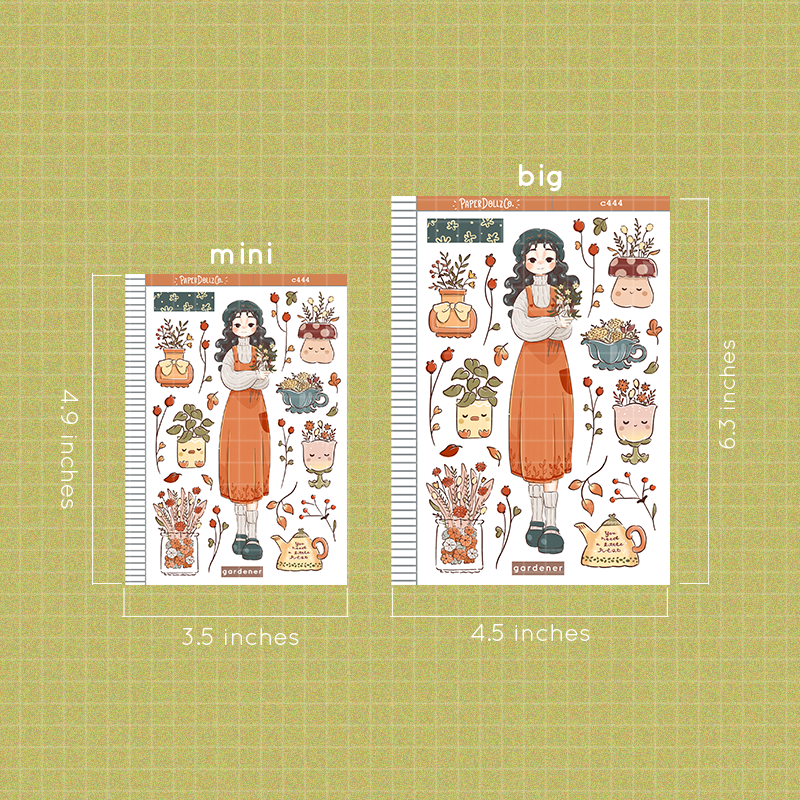 Gardener | Cozy Harvest | Collection Stickers | C444