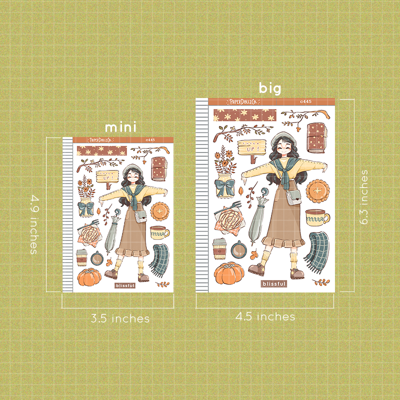 Blissful | Cozy Harvest | Collection Stickers | C445
