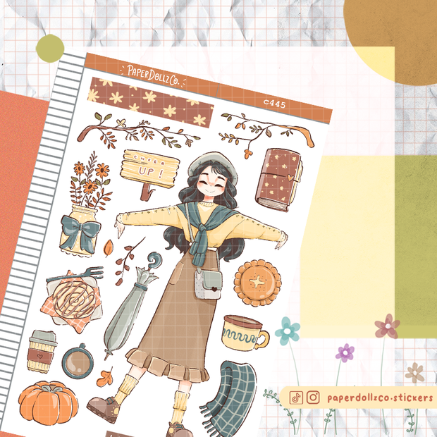 Blissful | Cozy Harvest | Collection Stickers | C445