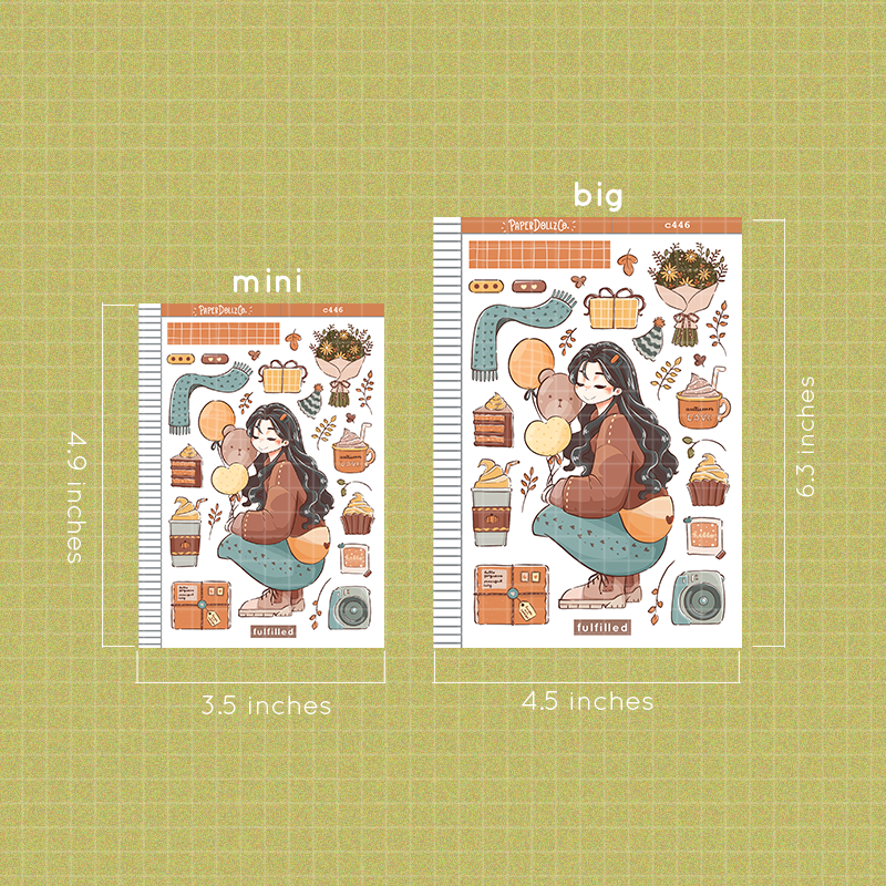 Fulfilled | Cozy Harvest | Collection Stickers | C446