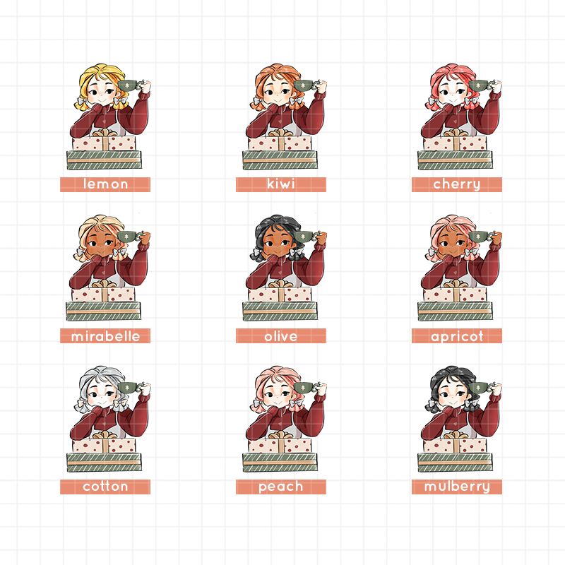 Coffeeholic | Unbox the Joy | Just Dolls Stickers | J472