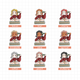 Coffeeholic | Unbox the Joy | Just Dolls Stickers | J472