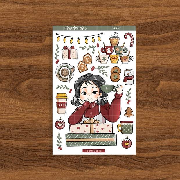 Coffeeholic | Unbox the Joy | Collection Stickers | C447