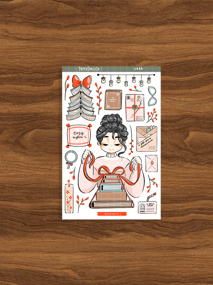 Bookworm | Unbox the Joy | Collection Stickers | C448
