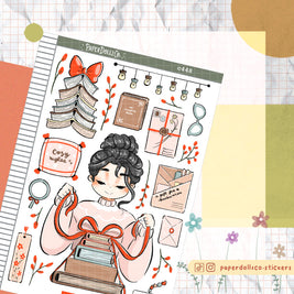 Bookworm | Unbox the Joy | Collection Stickers | C448