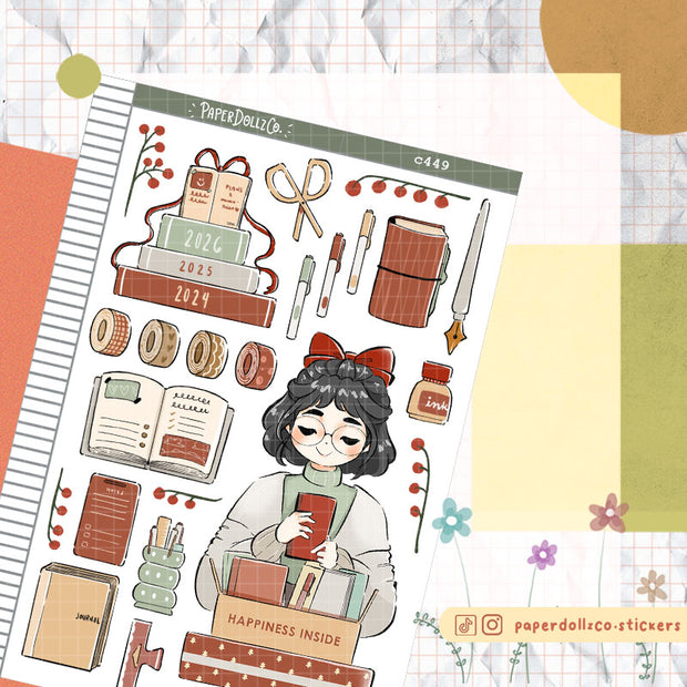 Planner Girl | Unbox the Joy | Collection Stickers | C449
