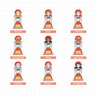 Traveller | Unbox the Joy | Just Dolls Stickers | J475