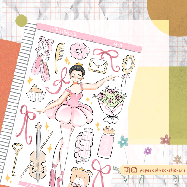 Ballet | Cloud Dancer | Collection Stickers | C462