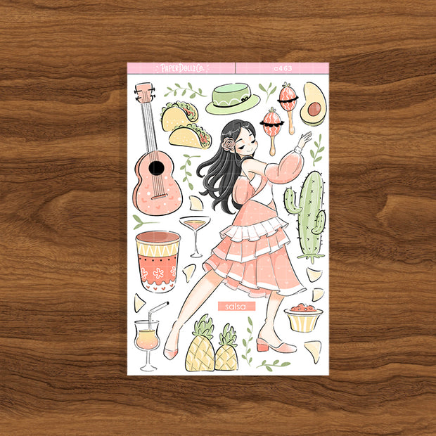 Salsa | Cloud Dancer | Collection Stickers | C463