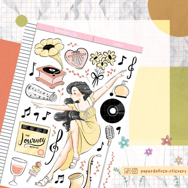 Jazz | Cloud Dancer | Collection Stickers | C464