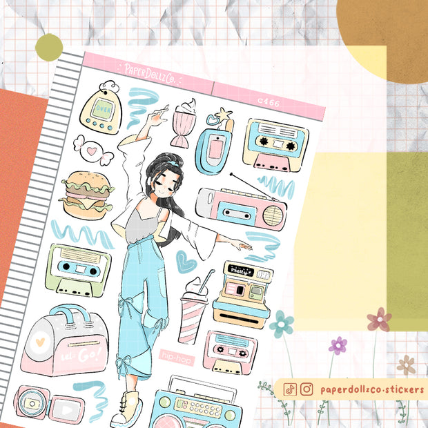 Hip-Hop | Cloud Dancer | Collection Stickers | C466