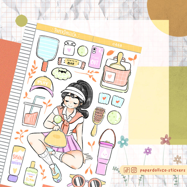 Pickeball | Body In Motion | Collection Stickers | C468