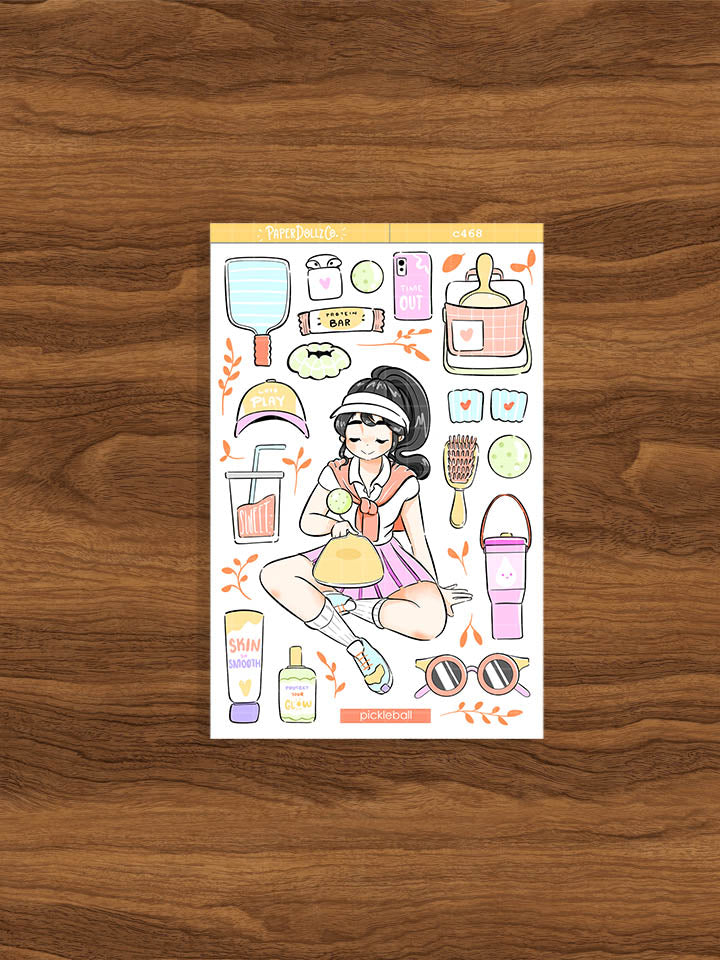 Pickeball | Body In Motion | Collection Stickers | C468