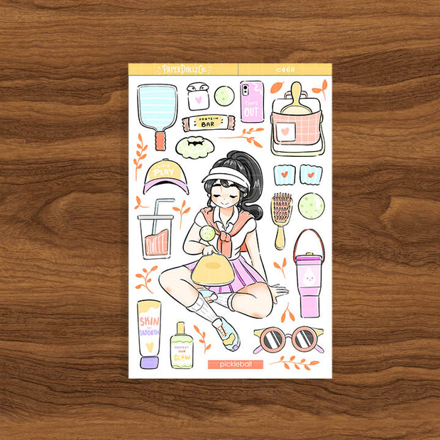 Pickeball | Body In Motion | Collection Stickers | C468