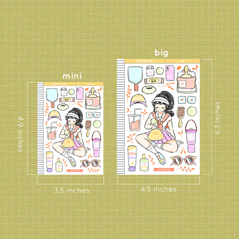 Pickeball | Body In Motion | Collection Stickers | C468