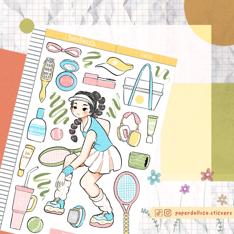 Tennis | Body In Motion | Collection Stickers | C470