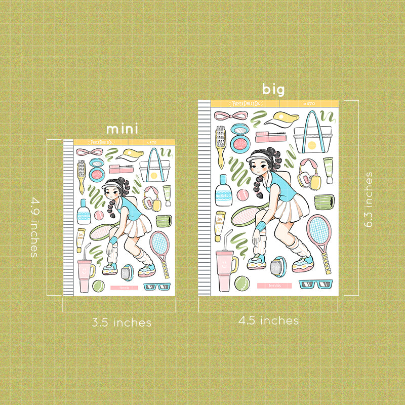 Tennis | Body In Motion | Collection Stickers | C470