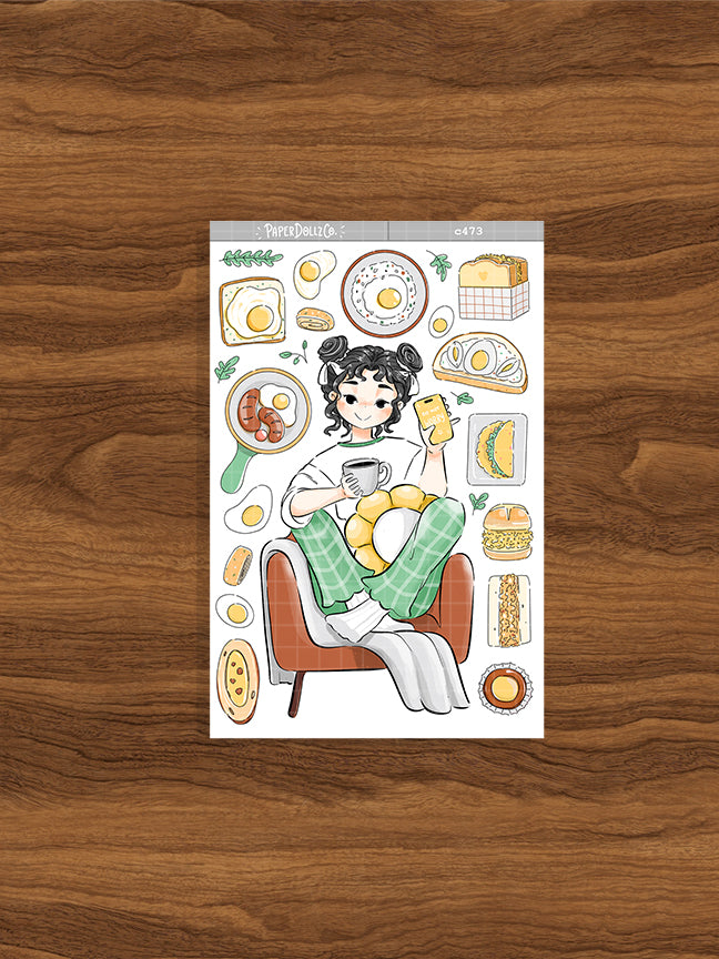 The Breakfast Club | Egg | Hobonichi Cousin Weekly Kit | hcwk157