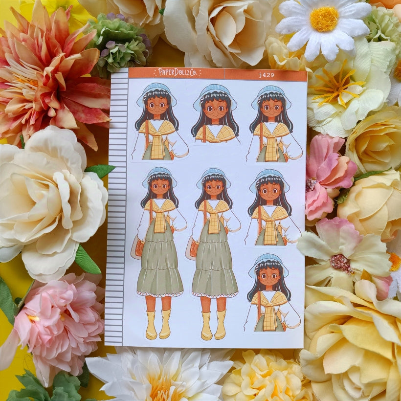 Travel | Fabulous Fall | Just Dolls Stickers | J429