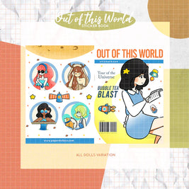 Out of this World I PaperDollzCo Planner I Sticker Book | CB001
