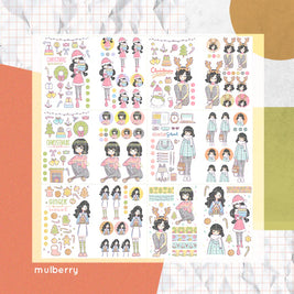 Pastel Christmas I PaperDollzCo Planner I Sticker Book | CB002