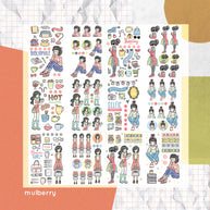 Time to Unwind I PaperDollzCo Planner I Sticker Book | CB004