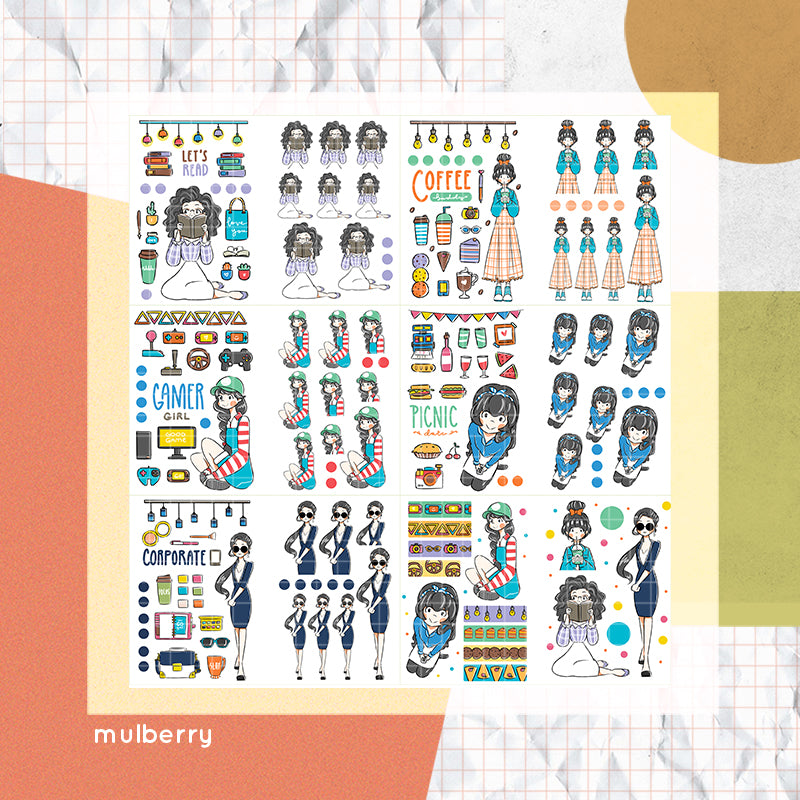 Happy Together I PaperDollzCo Planner I Sticker Book | CB005a