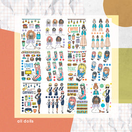 Happy Together I PaperDollzCo Planner I Sticker Book | CB005a