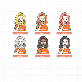 Happy Together I PaperDollzCo Planner I Sticker Book | CB005b