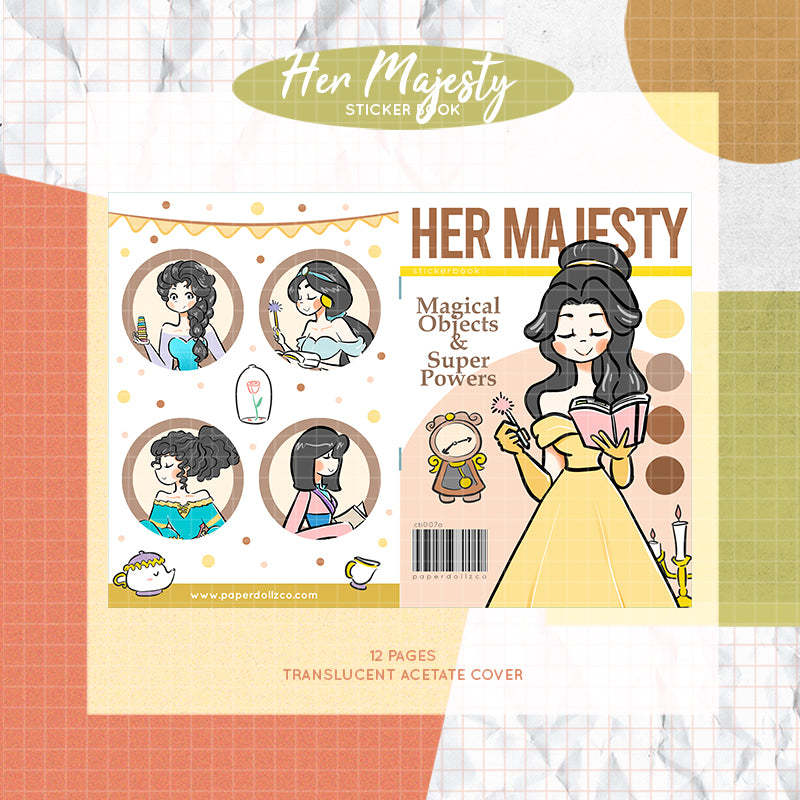 Her Majesty | PaperDollzCo Planner | Sticker Book | CB007a