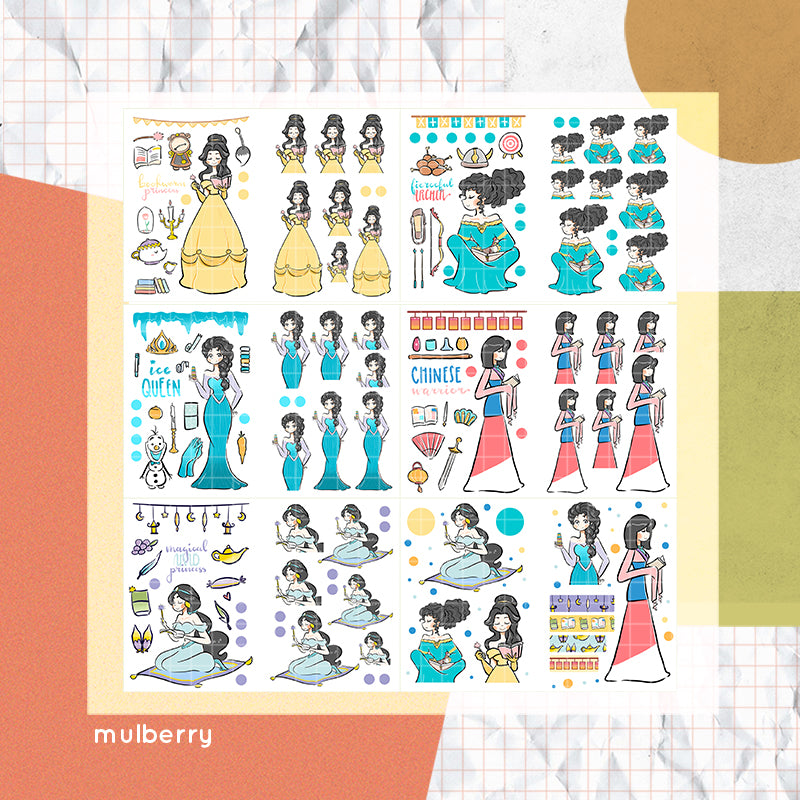 Her Majesty | PaperDollzCo Planner | Sticker Book | CB007a