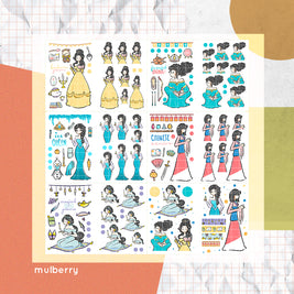 Her Majesty | PaperDollzCo Planner | Sticker Book | CB007a