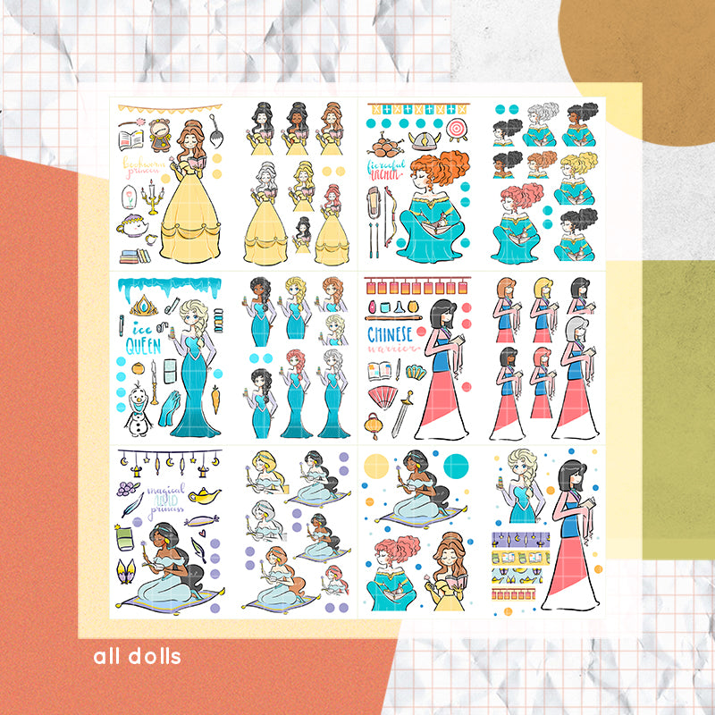 Her Majesty | PaperDollzCo Planner | Sticker Book | CB007a
