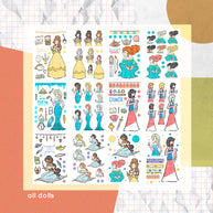 Her Majesty | PaperDollzCo Planner | Sticker Book | CB007a