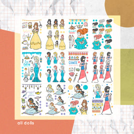 Her Majesty | PaperDollzCo Planner | Sticker Book | CB007a